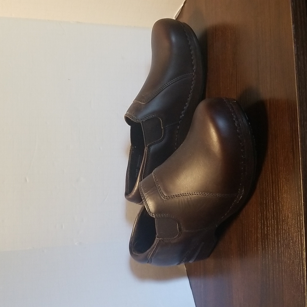Dansko XP Tatum Espresso Leather Oiled Clogs NEW